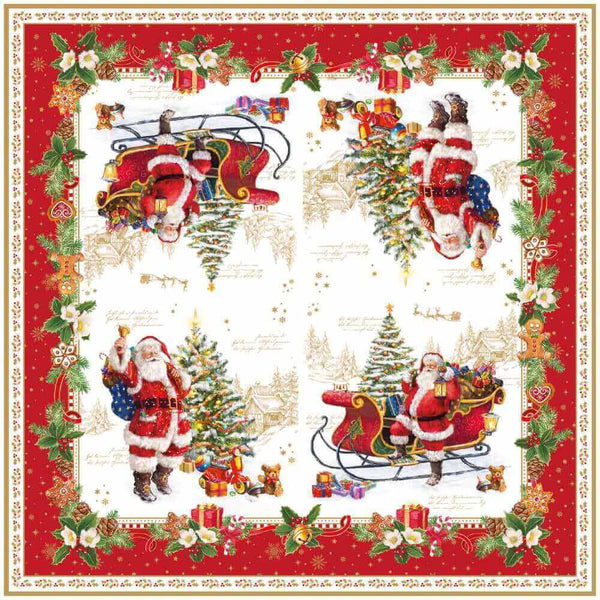 Acquista in Italia Confezione 20 Tovaglioli Carta 33x33 Christmas Memories Easy Life R0414_CHME