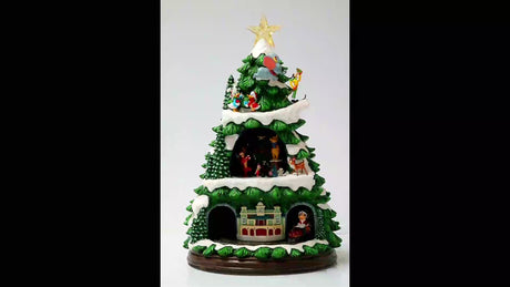 Disney animated christmas tree tabletop ornament