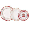 Acquista in Italia Servizio da 6 piatti (18 pz) in porcellana Christmas Wonderland, articolo R0942#CHWO della collezione di Easy Life.