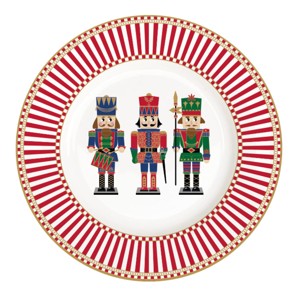 Acquista in Italia Servizio da 6 piatti (18 pz) in porcellana Nutcracker, articolo R0942#NUTC della collezione di Easy Life.