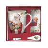 Acquista in Italia Set mug in porcellana Santa is coming, articolo R1045#SANC della collezione di Easy Life.