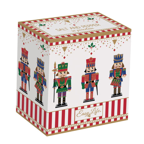 Acquista in Italia Set sale e pepe in porcellana Nutcracker, articolo R2191#NUTC della collezione di Easy Life.