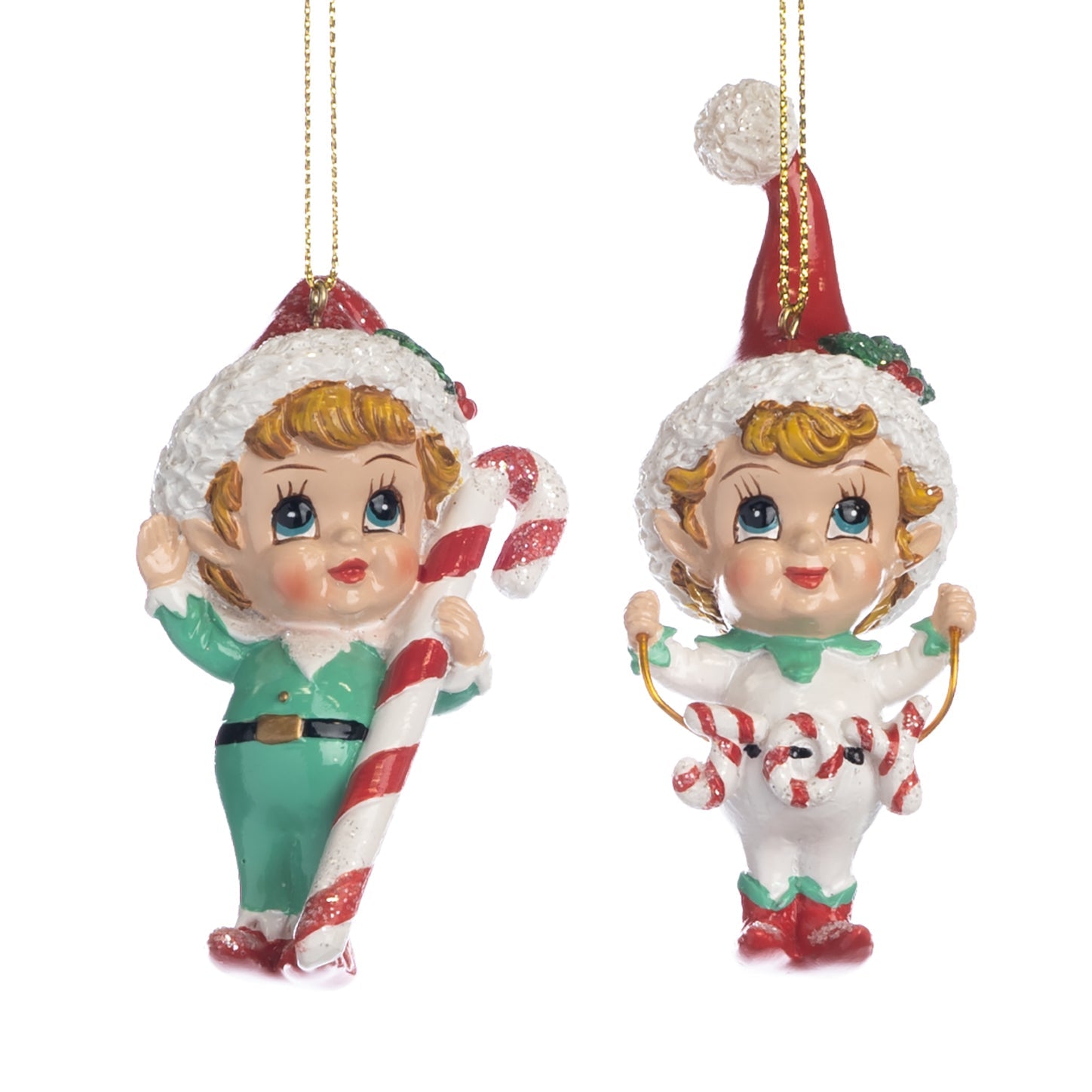 Acquista in Italia Dolci Elfi di Natale 2 Ornamenti Assortiti Goodwill Belgium