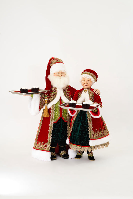 Acquista in Italia Santa Claus e Signora Claus con Vassoio Goodwill Belgium
