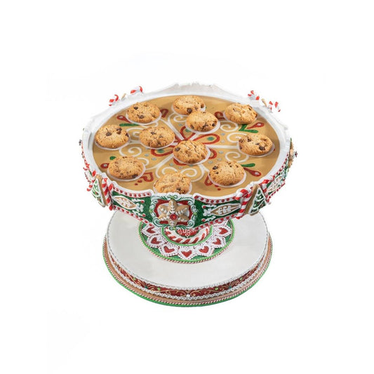 Acquista in Italia Katherine's Collection Seasoned Greering Alzata per torta KC-28-328048 North Pole Christmas Shop