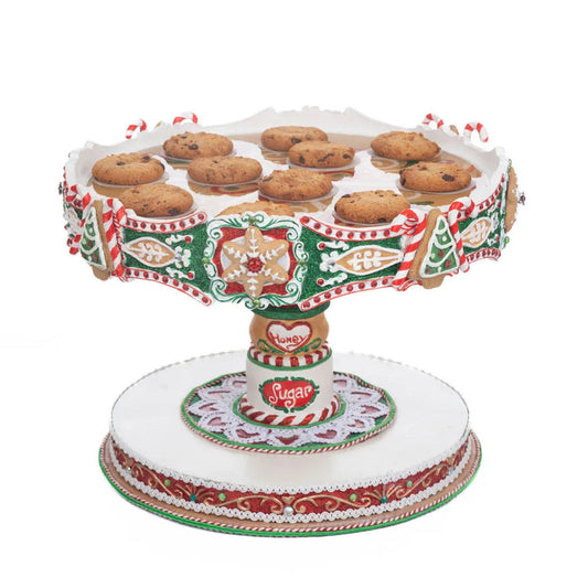 Acquista in Italia Katherine's Collection Seasoned Greering Alzata per torta KC-28-328048 North Pole Christmas Shop