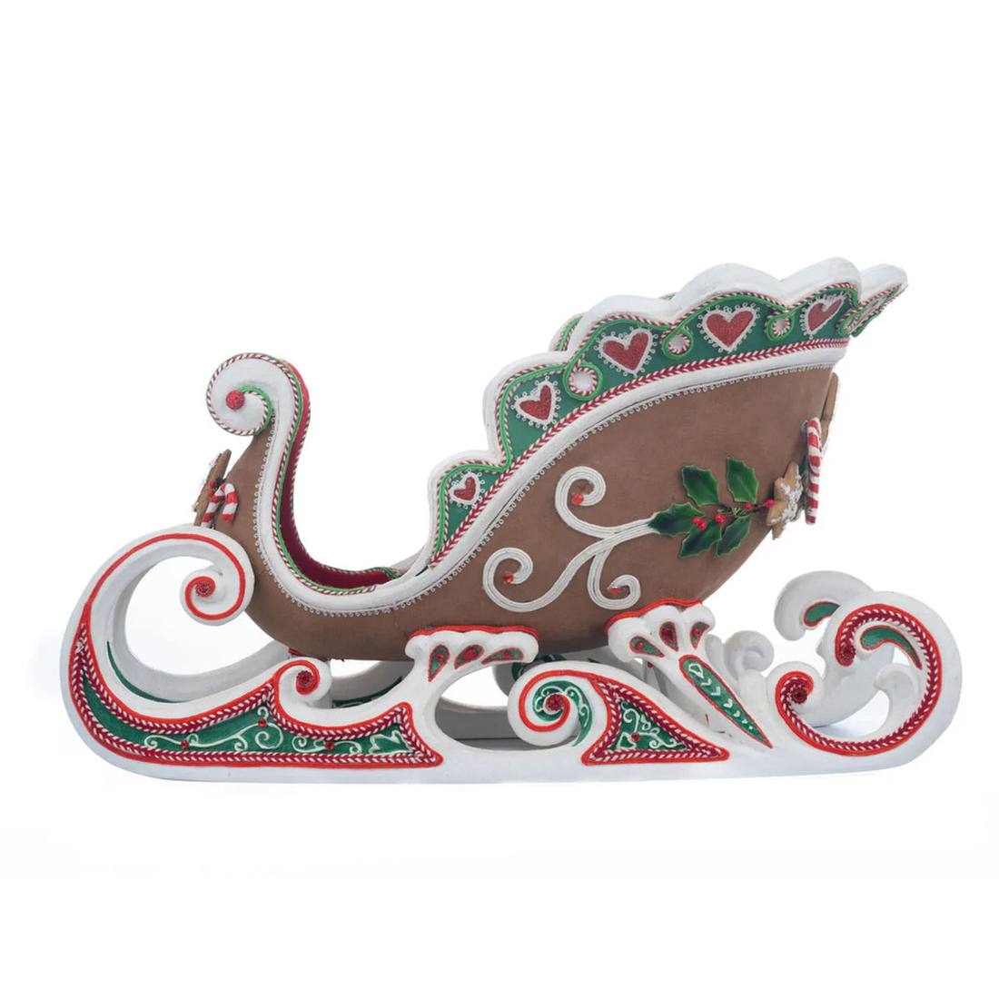 Acquista in Italia Katherine's Collection Seasoned Greering Slitta KC-28-328049 North Pole Christmas Shop