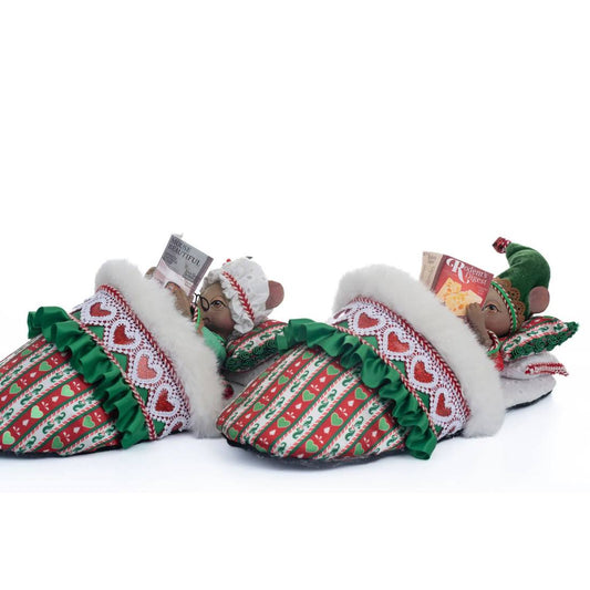 Acquista in Italia Katherine's Collection Seasoned Greering Topi in pantofole KC-28-328051 North Pole Christmas Shop