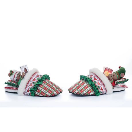 Acquista in Italia Katherine's Collection Seasoned Greering Topi in pantofole KC-28-328051 North Pole Christmas Shop