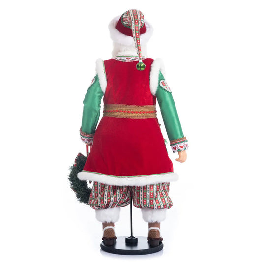 Acquista in Italia Katherine's Collection Seasoned Greering Babbo Natale KC-28-328725 North Pole Christmas Shop