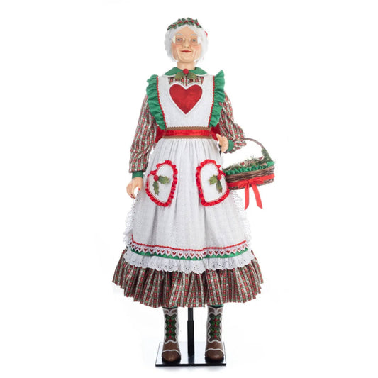 Acquista in Italia Katherine's Collection Seasoned Greering Signora Natale grandezza naturale KC-28-328728 North Pole Christmas Shop