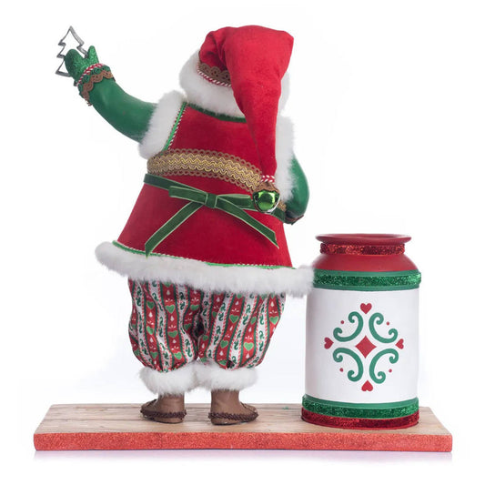 Acquista in Italia Katherine's Collection Seasoned Greering Figura di Babbo Natale KC-28-328733 North Pole Christmas Shop