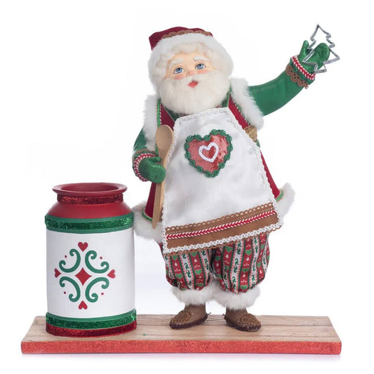 Acquista in Italia Katherine's Collection Seasoned Greering Figura di Babbo Natale KC-28-328733 North Pole Christmas Shop