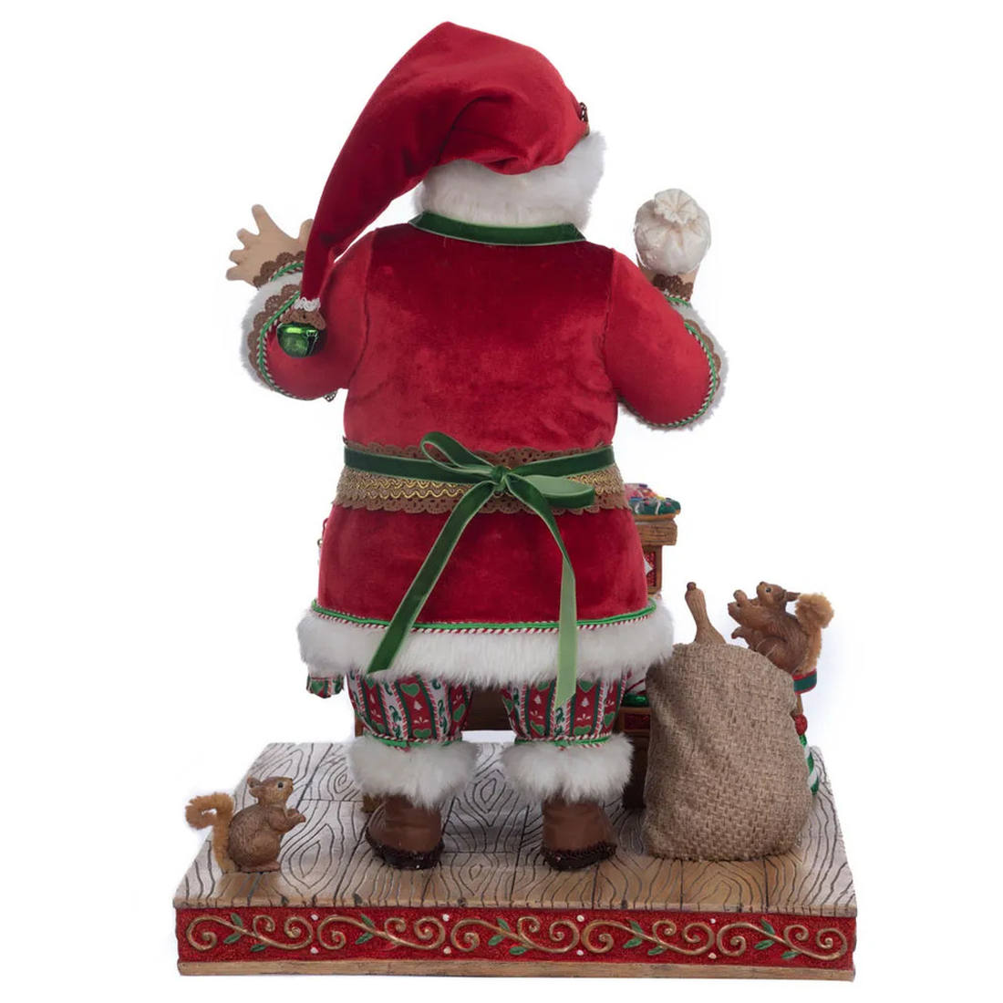 Acquista in Italia Katherine's Collection Seasoned Greering Babbo Natale in cucina KC-28-328739 North Pole Christmas Shop