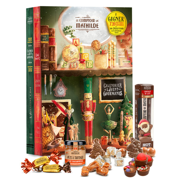 Calendario dell'Avvento natalizio con dolcetti a sopresa Le Comtoir de Mathilde
