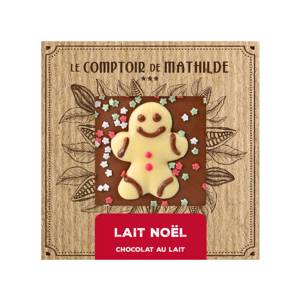 Tavoletta natalizia di cioccolato al latte Le Comtoir de Mathilde