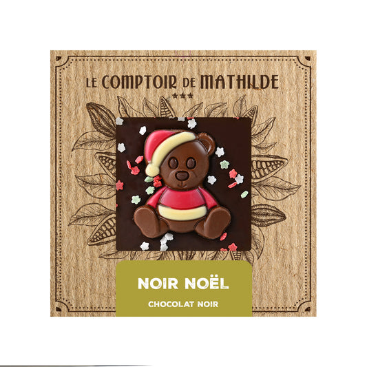Tavoletta natalizia di cioccolato fondente Le Comtoir de Mathilde