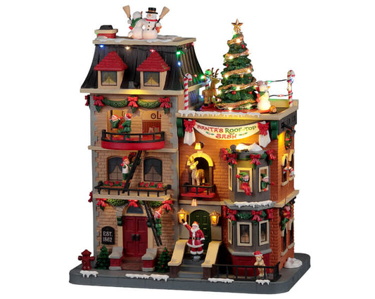 Acquista in Italia Lemax 2023 Santa'S Rooftop Bash (25861)