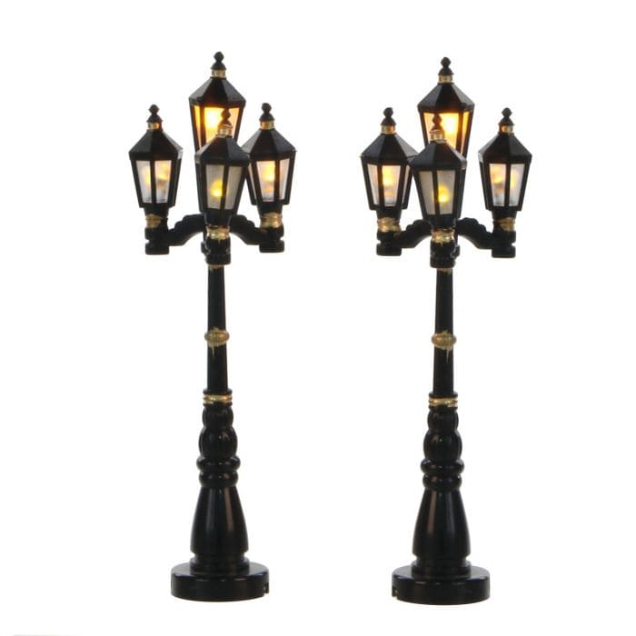 Sconto in Italia per Luville 605132 Set di 2 lampioni Old English street lantern 2 pieces