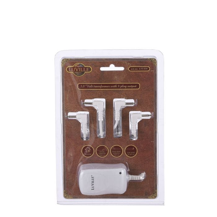 LUVILLE SWITCH ADAPTATEUR 4 SORTIES - 3 VOLTS - Il était une fois LUVILLE SWITCH ADAPTATEUR 4 SORTIES - 3 VOLTS - Il était une fois
