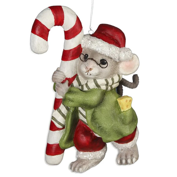 Acquista in Italia Bethany Lowe TD9039 Chester Mouse Ornament Ornamento del topo Chester