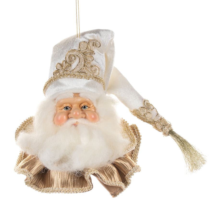 Ornamento testa Majestic di Santa Claus Goodwill J 61411