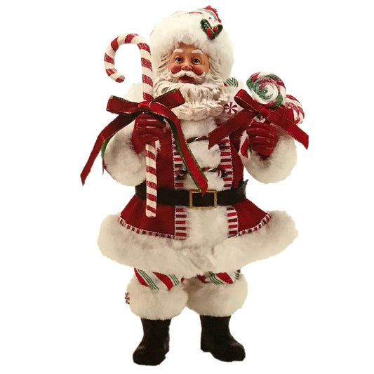 Possible Dreams Peppermint Santa 6002934 Enesco Dept56