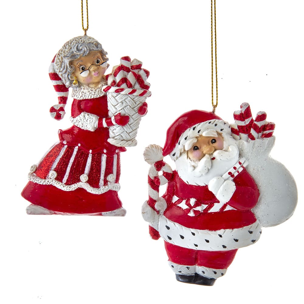 Santa e Mrs Santa set assortito peppermint D4115