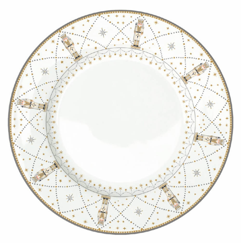Servizio da 6 piatti Royal Nutcracker 18pz Easy Life R0942RNUT North