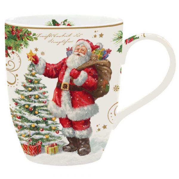 Set 2 tazze in porcellana Magic Christmas Easy Life