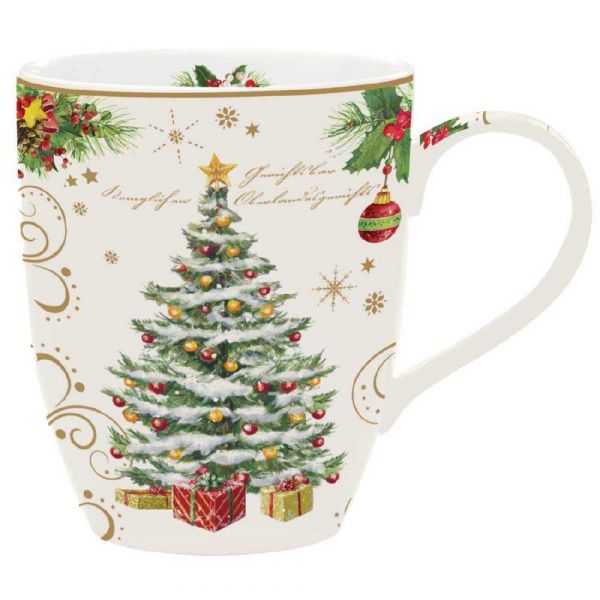 Set 2 tazze in porcellana Magic Christmas Easy Life