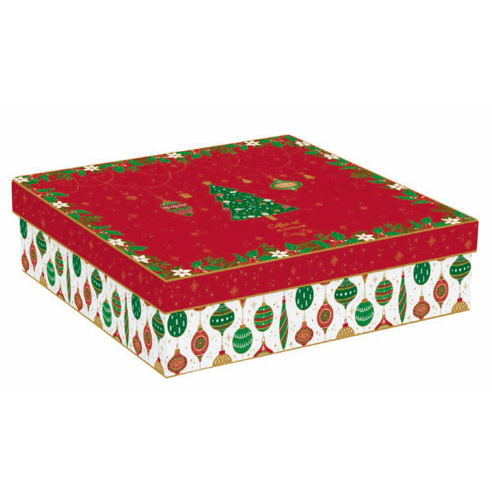 Acquista in Italia Set 6 tazzine in scatola regalo Jingle Bells Easy Life R0126_JING