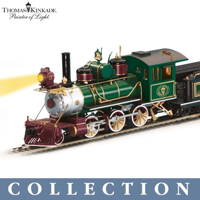 Thomas Kinkade Christmas Express trenino elettrico di natale